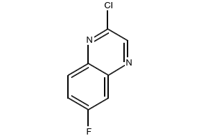 2-Chloro-6-fluoroquinoxaline structure, CAS 55687-33-7