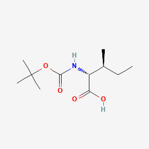 Boc-D-Allo-isoleucine structure, CAS 55780-90-0