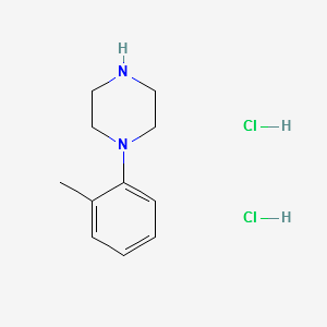 1-(2-Methylphenyl)piperazine dihydrochloride structure, CAS 55974-34-0