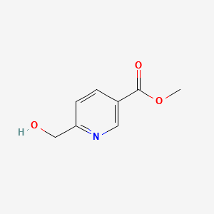 Methyl 6-(hydroxymethyl)nicotinate structure, CAS 56026-36-9