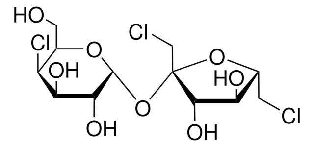 Sucralose structure, CAS 56038-13-2