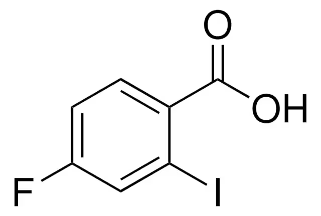 4-Fluoro-2-iodobenzoic acid structure, CAS 56096-89-0
