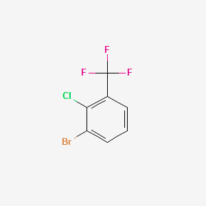 3-Bromo-2-chlorobenzotrifluoride structure, CAS 56131-47-6