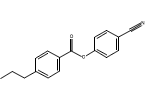4-Cyanophenyl 4'-propylbenzoate structure, CAS 56131-49-8