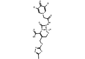 Cefazedone structure, CAS 56187-47-4