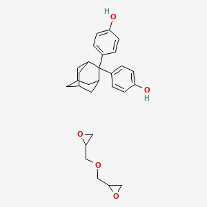 2,2-Bis(4-hydroxyphenyl)adamantane diglycidyl ether structure, CAS 56323-07-0