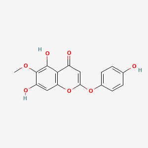 Capillarisin structure, CAS 56365-38-9