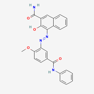 Pigment Red 150 structure, CAS 56396-10-2