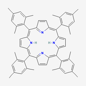 5,10,15,20-Tetrakis(2,4,6-trimethylphenyl)-21H,23H-porphine structure, CAS 56396-12-4