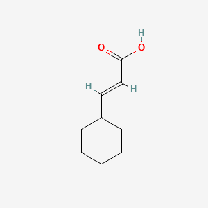 (2E)-3-Cyclohexylprop-2-enoic acid structure, CAS 56453-86-2
