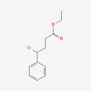 Ethyl 4-bromo-4-phenylbutanoate structure, CAS 56454-15-0