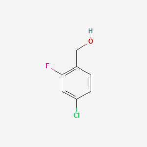 4-Chloro-2-fluorobenzyl alcohol structure, CAS 56456-49-6