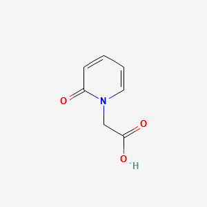 (2-Oxo-2H-pyridin-1-yl)acetic acid structure, CAS 56546-36-2