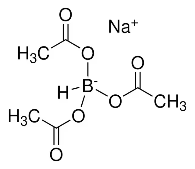 Sodium triacetoxyborohydride structure, CAS 56553-60-7