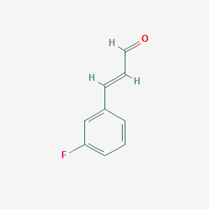 3-Fluorocinnamaldehyde structure, CAS 56578-38-2