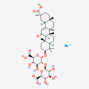 Sodium glycyrrhizinate structure, CAS 56649-78-6
