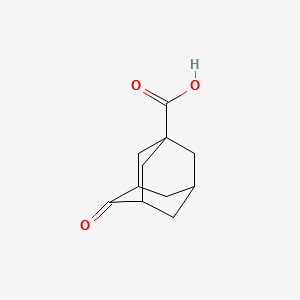 2-Adamantone-5-carboxylic acid structure, CAS 56674-87-4