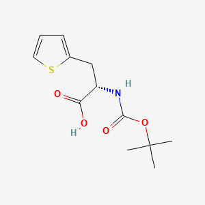 Boc-3-(2-thienyl)-L-alanine structure, CAS 56675-37-7