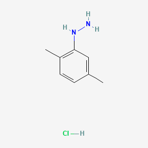 2,5-Dimethylphenylhydrazine hydrochloride structure, CAS 56737-78-1