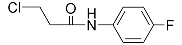 3-Chloro-N-(4-fluorophenyl)propanamide structure, CAS 56767-37-4
