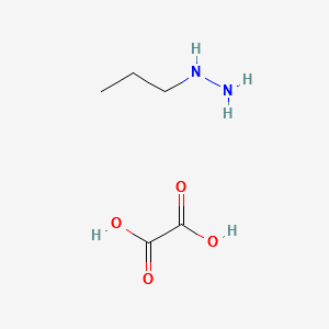 Propylhydrazine oxalate salt structure, CAS 56884-75-4