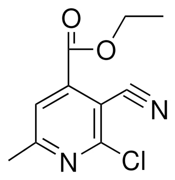 Ethyl 3-cyano-2-mercapto-6-methylisonicotinate structure, CAS 56891-69-1