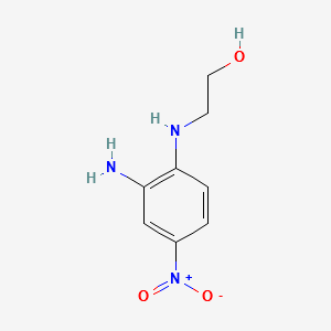 2-Amino-4-nitro-N-(2-hydroxyethyl)aniline structure, CAS 56932-44-6