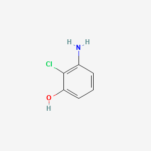 3-Amino-2-chlorophenol structure, CAS 56962-01-7