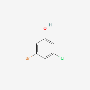 3-Bromo-5-chlorophenol structure, CAS 56962-04-0