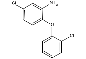 5-Chloro-2-(2-chlorophenoxy)aniline structure, CAS 56966-48-4