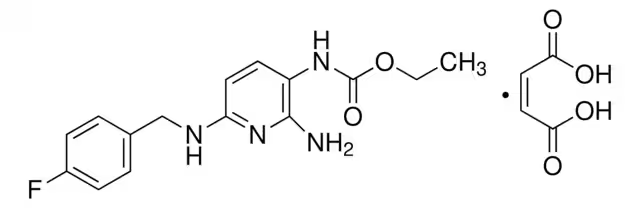Flupirtine structure, CAS 56995-20-1