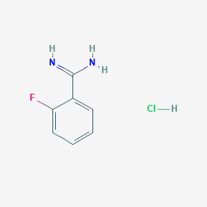 2-Fluorobenzamidine hydrochloride structure, CAS 57075-81-7