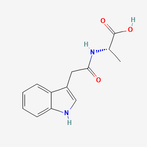 N-(3-Indolylacetyl)-L-alanine structure, CAS 57105-39-2