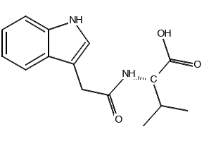 N-(3-Indolylacetyl)-L-valine structure, CAS 57105-42-7
