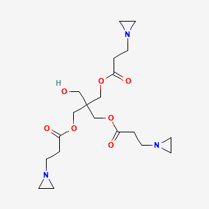 Pentaerythritol tris[3-(1-aziridinyl)propionate] structure, CAS 57116-45-7