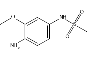 N-(4-Amino-3-methoxyphenyl)methanesulfonamide structure, CAS 57165-06-7