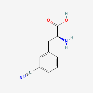 L-3-Cyanophenylalanine structure, CAS 57213-48-6