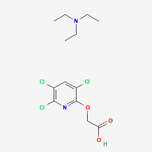 Triclopyr triethylamine salt structure, CAS 57213-69-1