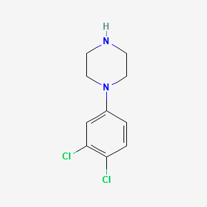 1-(3,4-Dichlorophenyl)piperazine structure, CAS 57260-67-0
