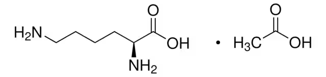 L-Lysine monoacetate, L-Lysine acetate salt structure, CAS 57282-49-2