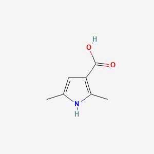 2,5-Dimethyl-1H-pyrrole-3-carboxylic acid structure, CAS 57338-76-8
