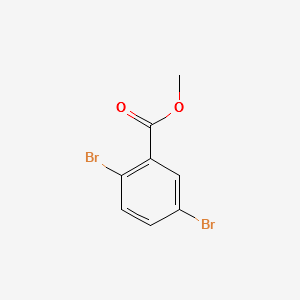 Methyl 2,5-dibromobenzoate structure, CAS 57381-43-8
