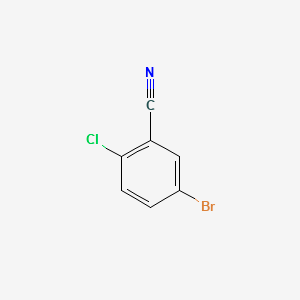 5-Bromo-2-chlorobenzonitrile structure, CAS 57381-44-9