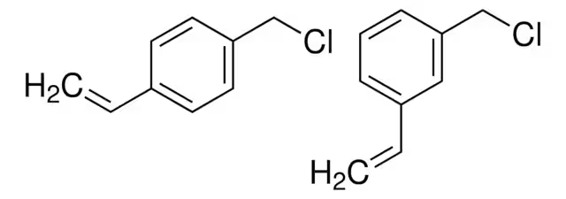 Vinylbenzyl chloride structure, CAS 57458-41-0