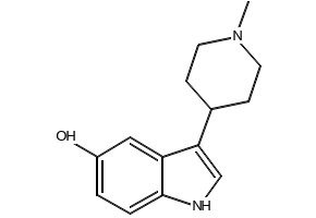 3-(1-Methyl-4-piperidinyl)-1H-indol-5-ol structure, CAS 57477-39-1