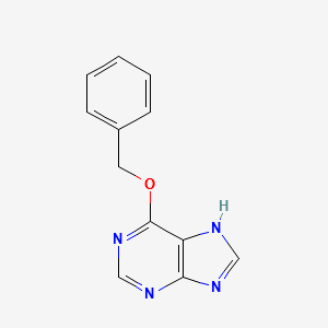 6-Benzyloxypurine structure, CAS 57500-07-9