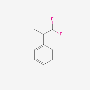 (2,2-Difluoro-1-methylethyl)benzene structure, CAS 57514-09-7