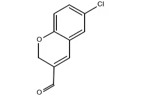 6-Chloro-2H-chromene-3-carbaldehyde structure, CAS 57544-34-0
