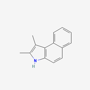 1,2-Dimethylbenz[e]indole structure, CAS 57582-31-7