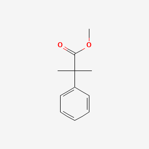 Methyl 2,2-dimethylphenylacetate structure, CAS 57625-74-8